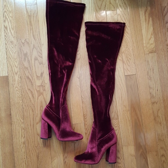 Jeffrey Campbell Shoes - Jeffrey Campbell Cienega Velvet Boots